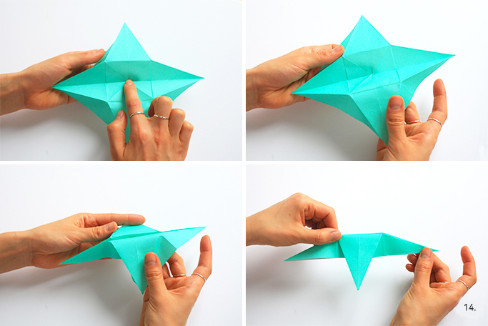 DIY : jolie carte et origami en papier japonais sur le blog d'Adeline Klam